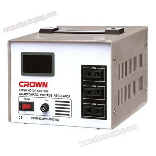 Stabilisateur, Régulateur de tension automatique 1000VA | Crown