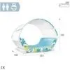 Lounge Hamac tropical 224x150x165cm | INTEX