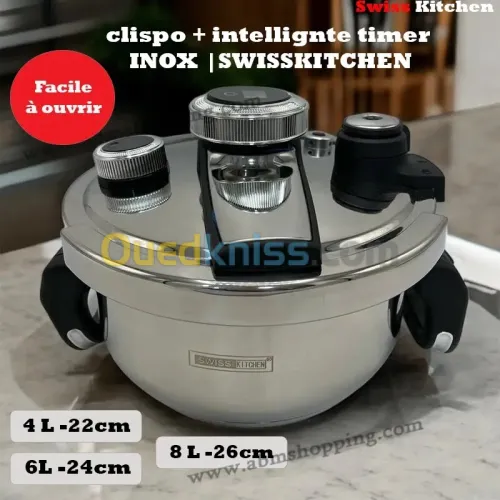Cocotte minute en inox | SWISSKITCHEN