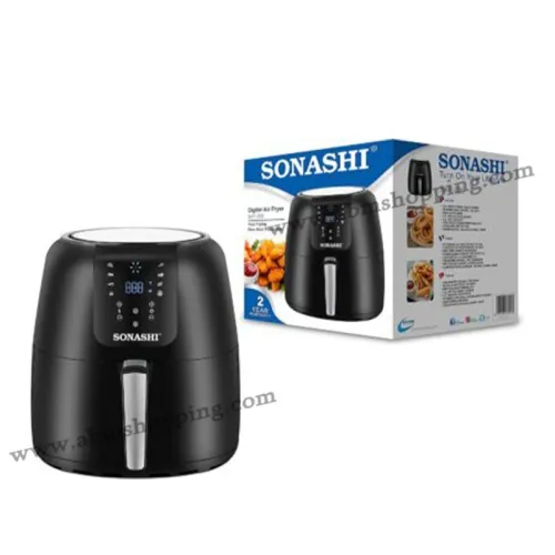 Friteuse à air numérique sans huile 8.2L 1800W | SONASHI  مقلاة هوائية 