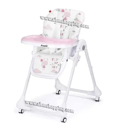 Chaise haute réglable multi positions avec coussin réducteur  Angelo