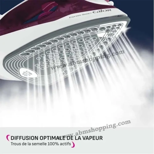 Fer À Repasser À Vapeur 2500W 270mL Avec Chauffe Rapide Et Semelle Céramique | Calor FV2835C0