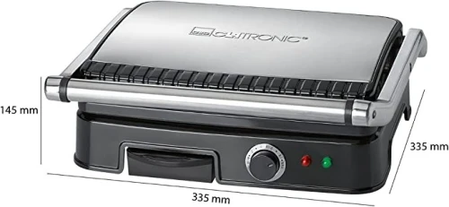 Grille de Viande & Panineuse 2000W- Clatronic