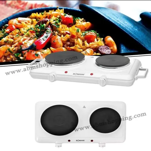 Plaque chauffante de cuisson double 2500 W | Bomann