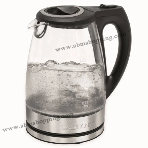 Bouilloire Électrique En Verre 1.7L 2200W | Clatronic غلاية الماء