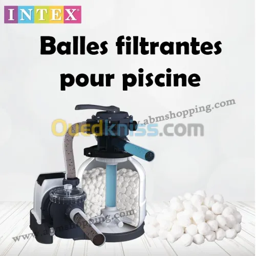 Balles filtrantes pour piscine  INTEX