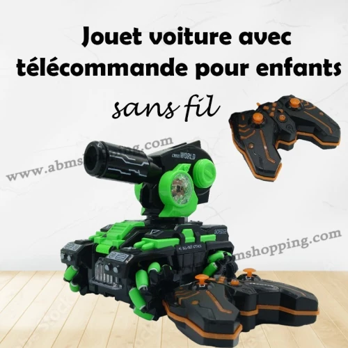Jouet voiture avec télécommande sans fil pour enfants | TANK ( facturation disponible)