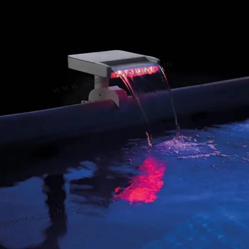 Cascade de piscine à led multicolores| Intex