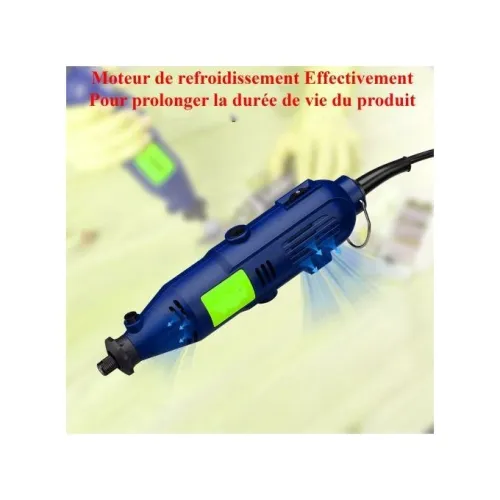 Outil rotatif de finition électrique