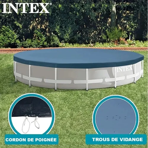 Bâche pour piscine tubulaire diamètre 366cm | INTEX