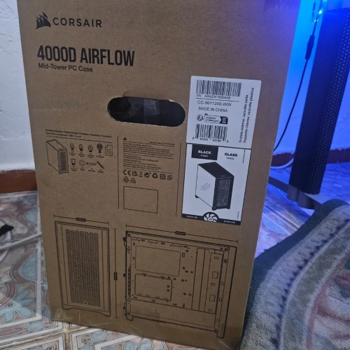 Boitier pc pc case corsair 4000d frame airflow black