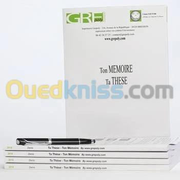 Impression mémoire tarifs étudiants 