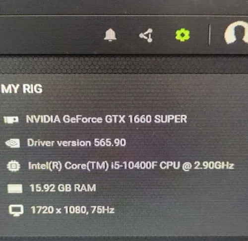 Pc gaming i5 10400f GTX 1660super