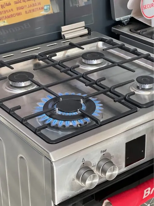Cuisinière Brandt INOX ventilé