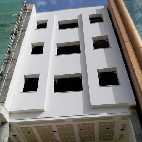 Monocouche Façades Enduit Monocouche Extérieur Gratté Taloché Écrasé