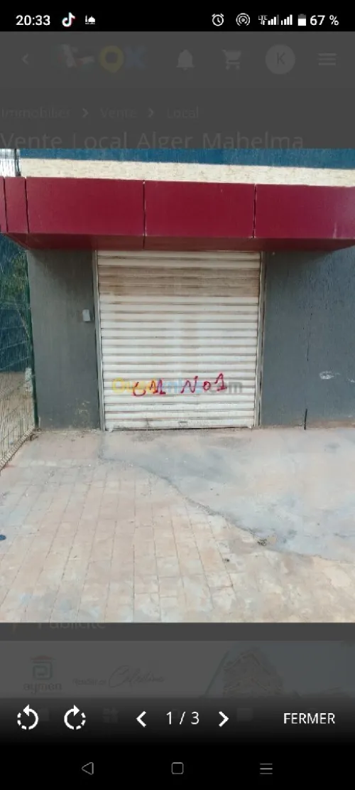 Vente Local Alger Mahelma