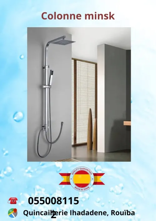 Colonne de douche encastrée et apparente ( imex )