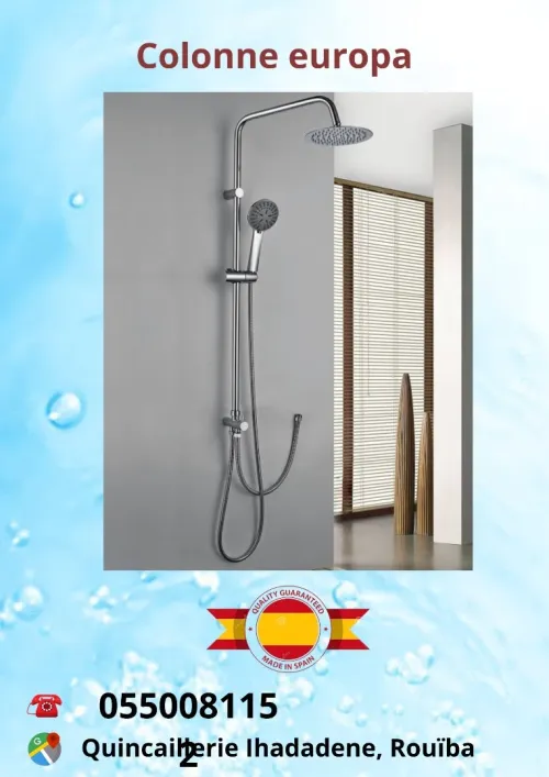 Colonne de douche encastrée et apparente ( imex )