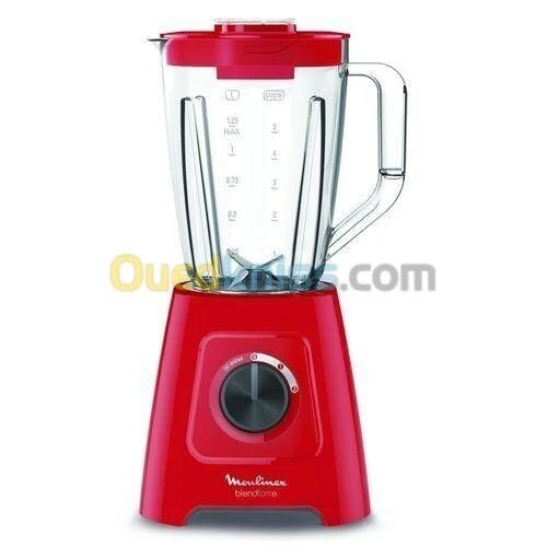 moulinex Blendforce Blender Capacité 2 litre - 600 Watts - LM420510 ROUGE-2 vitesses