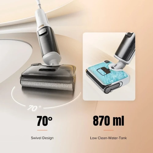 Balai aspirateur laveur Roborock F25 RT   -20000 PA-  inclinaison a 180 degre - 50 min d'aotonomie - auto nettoyage