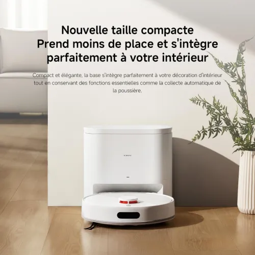 xiaomi h40 robot vaccum 10 000 pa 180 minutes d'autonomie avec vidage auto