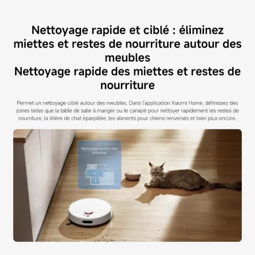 xiaomi h40 robot vaccum 10 000 pa 180 minutes d'autonomie avec vidage auto