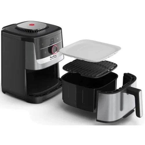 FRITEUSE sans huile a Moulinex EZ572DF0, Easy Fry Silence Smart (5L) 1600W 10 programmes
