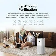 Xiaomi Mi Air Purifier Pro - surface 60m2 - debit 500m3/h - filtre hepa a 3 couches