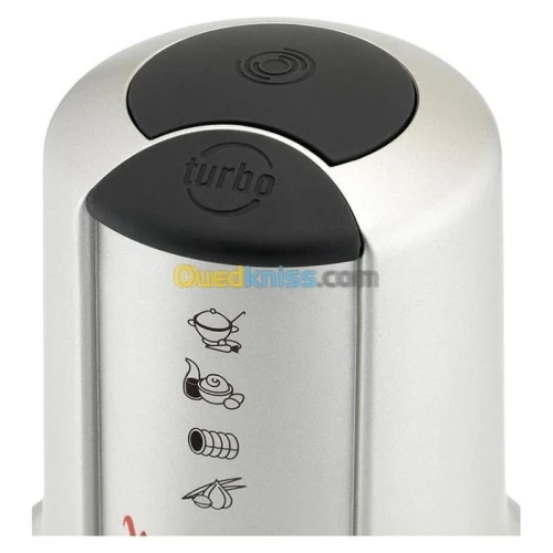 Mini Hachoir 3EN1 MOULINEX AT718A Multi Moulinette XXL, 0,8 ml- Argent - 500W - 2 VITESSES