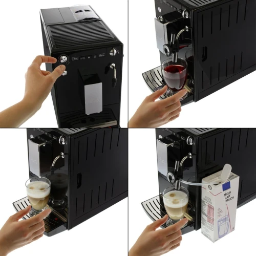 Expresso Broyeur Melitta Caffeo Solo Perfect Milk Noire E 957-101