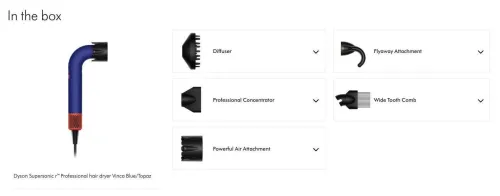 Sèche-cheveux Supersonic r Professional 2024 - 1700W - 5 accessoires - ultra léger , HD18