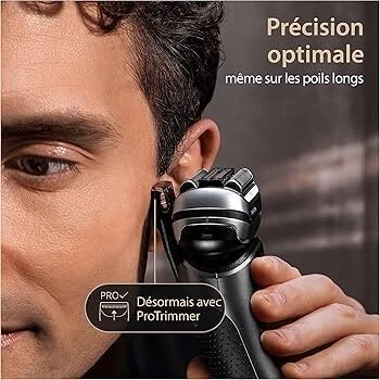 Rasoir Braun Series 9 Pro+ 9577cc Station SmartCare 6-en-1 Étui de recharge (PowerCase) 60 min