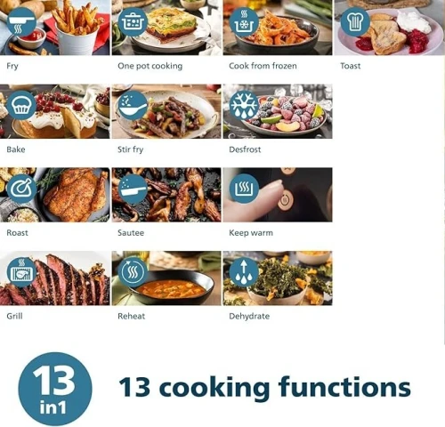 Philips Air Fryer 2000 Series 6.2L Healthy Frying with RapidAir Technology