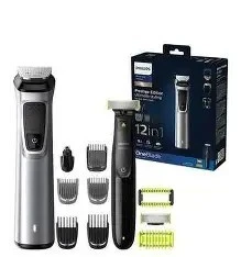 Philips 9000 KIT tondeuse + rasoir electrique Multigroom 12en1 Visage, Cheveux et Corps mg9710