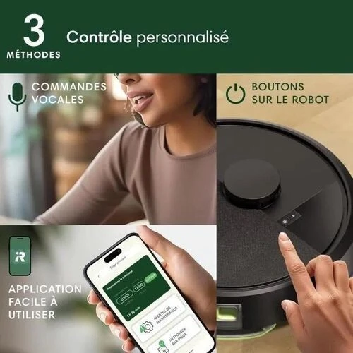 Irobot Aspirateur robot laveur 105 COMBO ROBOT + AutoEmpty - 7 000 Pa - Autonomie : 2 h