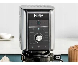 Sorbetière machine a glace Ninja Creami Deluxe NC502EU - 10 programmes dont 4 : Boisson glacée, Granité, Frappé et Yaourt glacé- 2 pots de 709 ml