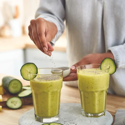 Kenwood Mixeur en Verre 1000W , Smoothie 1,5L avec Moulin à Épices, Hachoir, Fonction Crush Glace