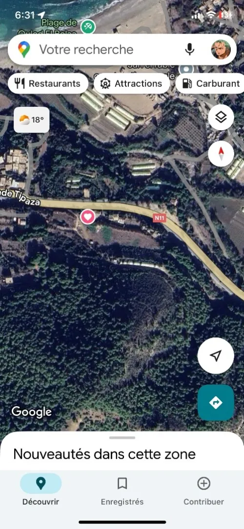 Vente Terrain Tipaza Cherchell