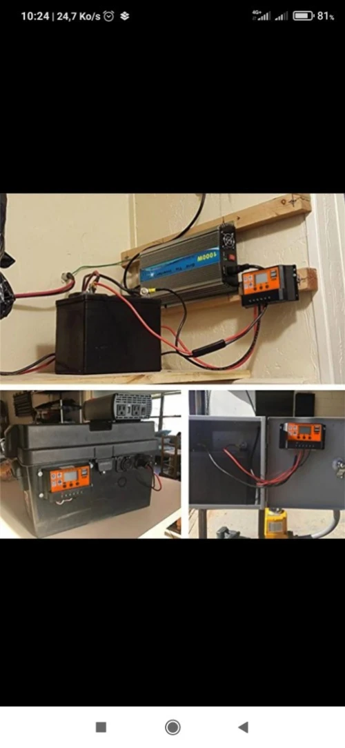 chargeur solaire 100A