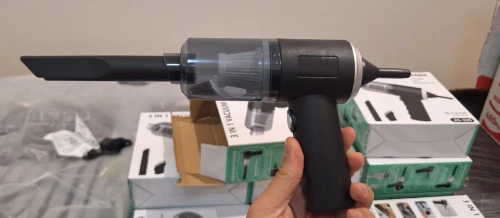 Aspirateur souffleur et gonfleur à main rechargeable sans fil