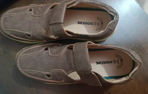 Dorcas Nu pieds confort Homme taupe