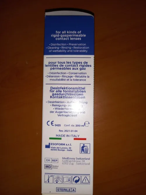produit lentilles rigides 