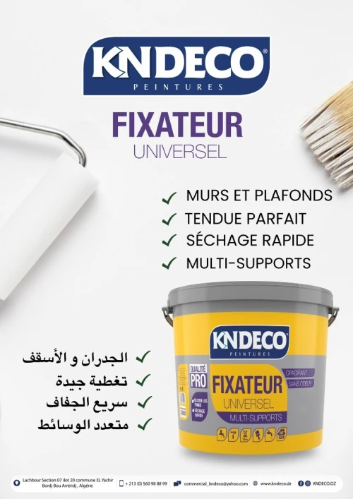 Peinture Acrylique Intérieur et Extérieur (KNDECO, TERRACO, SILKCOAT)
