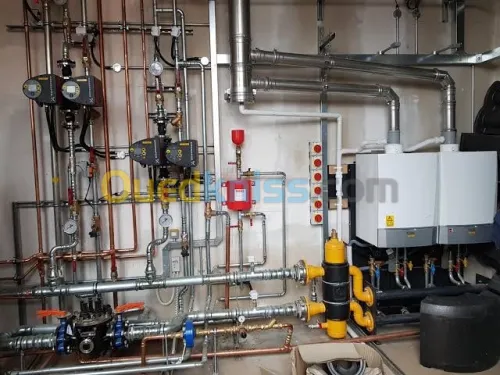 Plombier ( 18 ans experience ) eau gas sanitair la choudière chauffage central