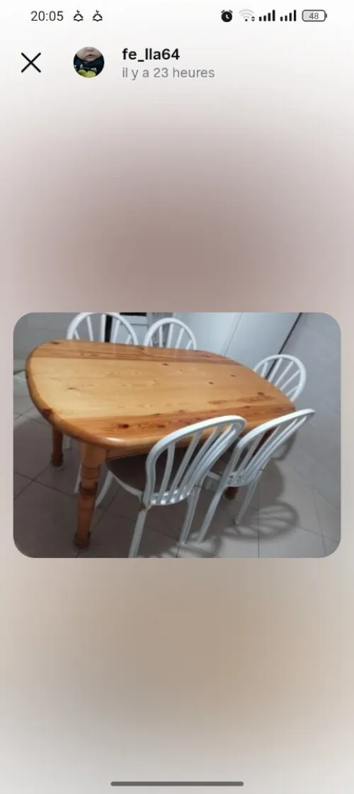 Table de cuisine