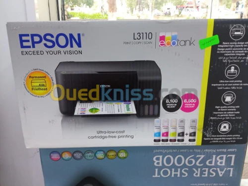 imprimante epson L 3110 multitache - imprimante canon laser shot lbp2900b - xerox phaser 3020 wifi