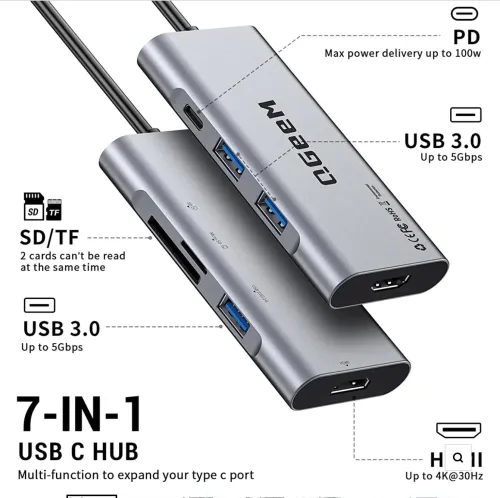 USB-C HUB QGEEM 7-IN-1 