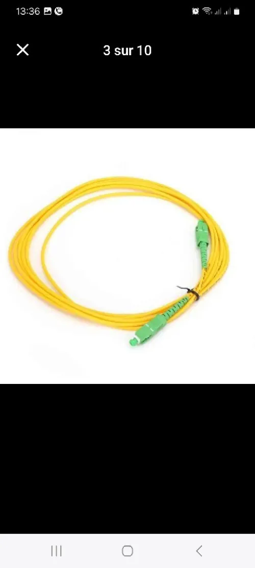 Réparation câble fibre optique soudage