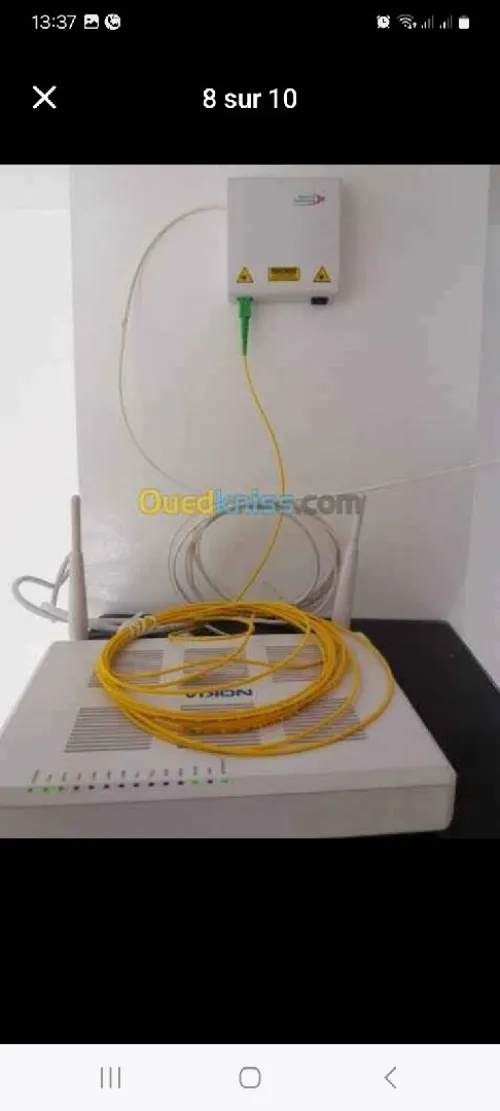 Réparation câble fibre optique soudage
