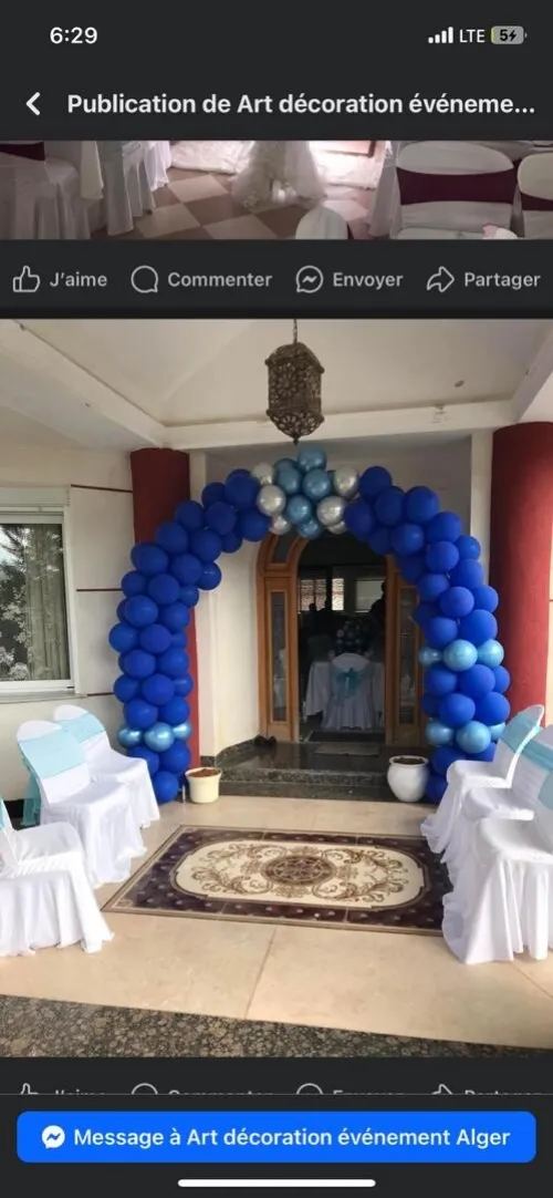 Décoratrice événement 